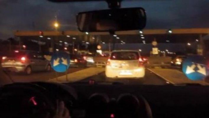 Protest spontan pe Autostrada Soarelui